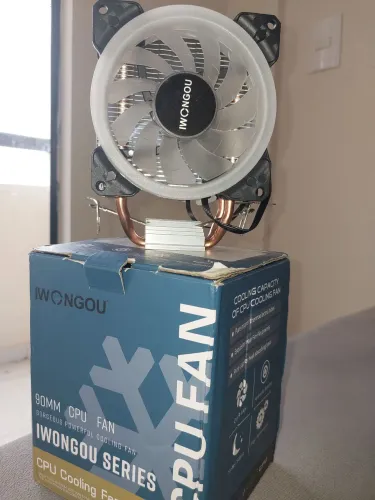 Iwongou cooler x99 Cpu 2 heat pipes intel lga2011 com RGB