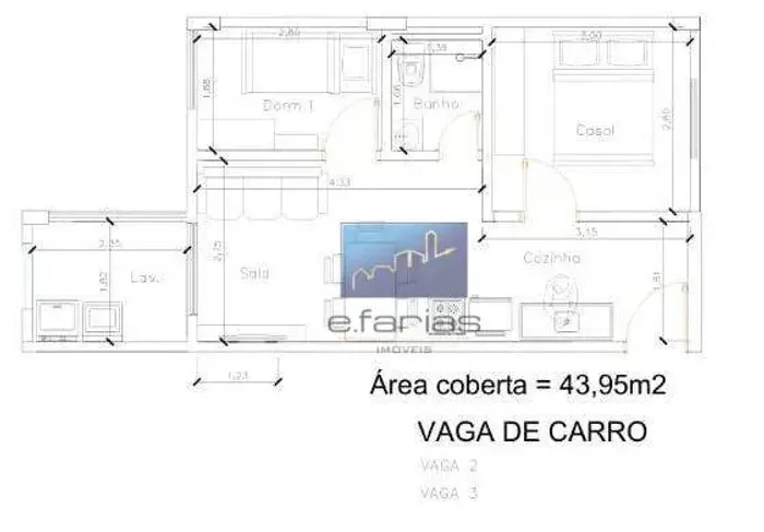 Studio com 2 dormitórios à venda, 43 m² por R$ 300.000 - Artur Alvim - São Paulo/SP