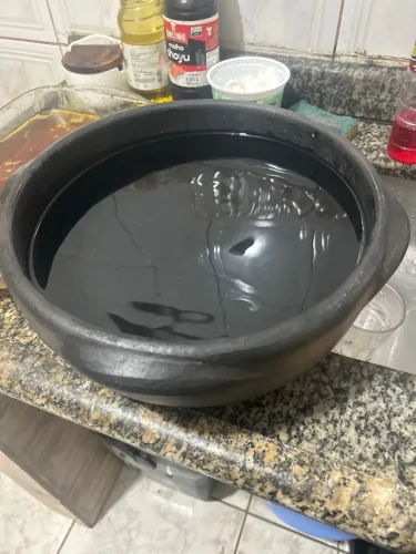 Panela de barro capixaba 5a 6 litros