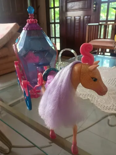BARBIE CARROAGEM CASTELO DE DIAMANTES - RARIDADE - NOVINHA