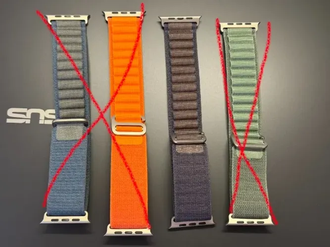 Pulseira Alpine Loop Original Apple | Watch Ultra 1 2 3 | Natural Titanium | Índigo