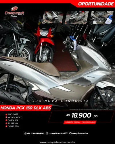 Pcx 150 DLX ABS 2022 Impecável | Baixo km