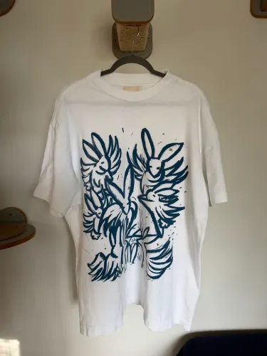 Camiseta Leprê Vintage Drawings Off White G