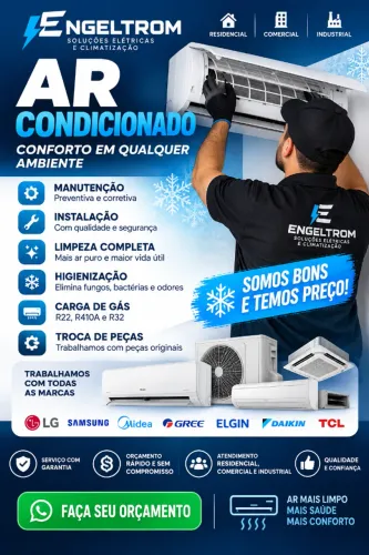 Instalação e Manutenção de Ar-Condicionado | Limpeza e Higienização