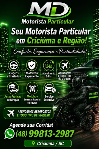 MD MOTORISTA PARTICULAR 24HS