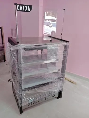 vitrine caixa polar 80cm