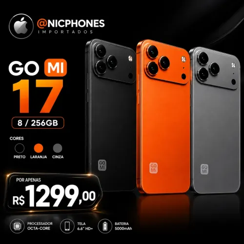 Go Mi 17 Pro Max 8GB 256GB Lacrado Novo Android