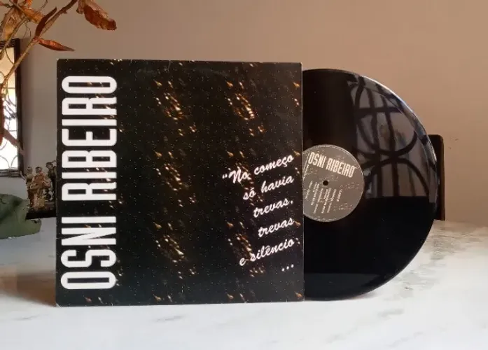 lp vinil - osni ribeiro - no começo só havia trevas, trevas e silêncio