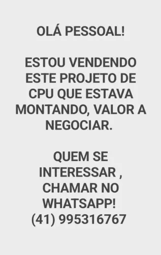 PROJETO DE CPU PARADO!
