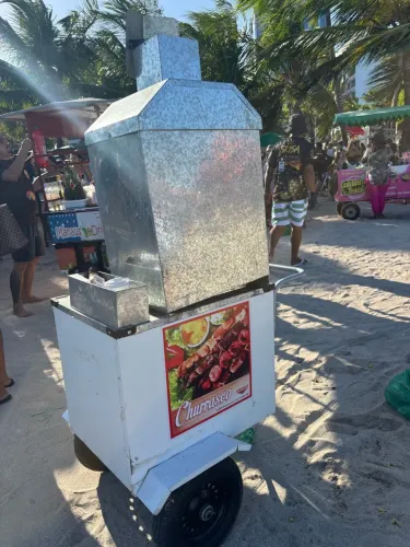 Carrinho de churrasco