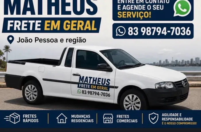  FAÇO FRETE 
