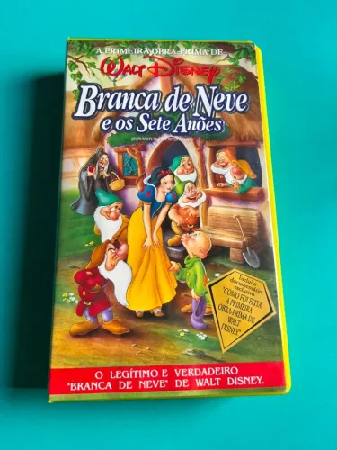Vhs Branca De Neve E Os Sete Anões Walt Disney Dublado