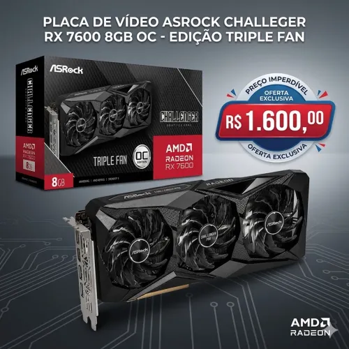 PLACA DE VÍDEO RX 7600