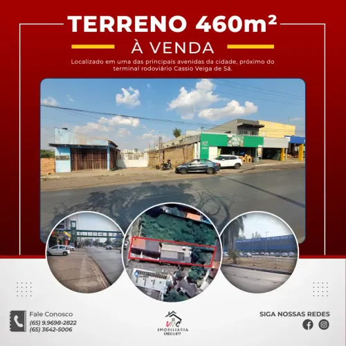 VENDO ARÉA DE 460 M² - AVENIDA REPÚBLICA DO LIBANO