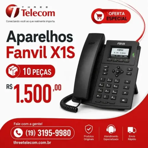 Aparelhos IP Fanvil X1S abaixei !!!