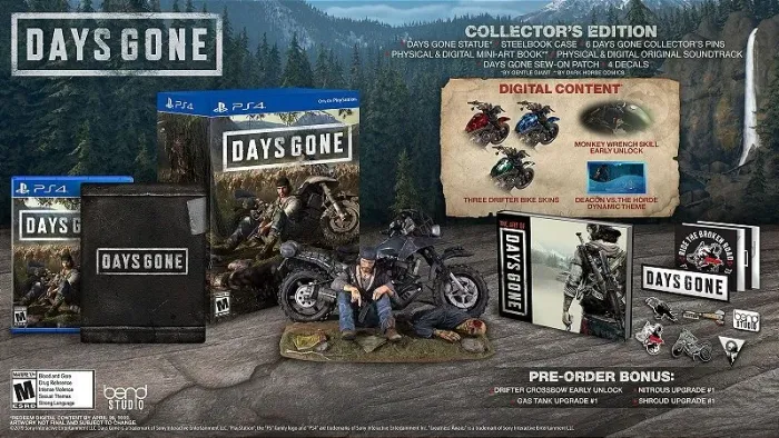 Days Gone Edição de Colecionador
