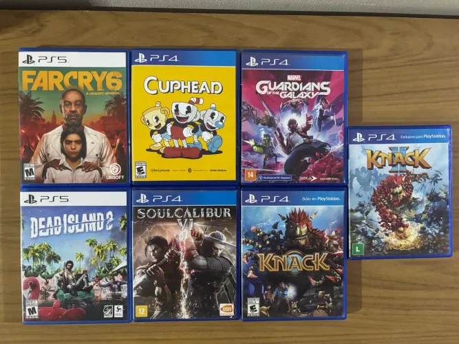 Lote jogos ps4/ ps5
