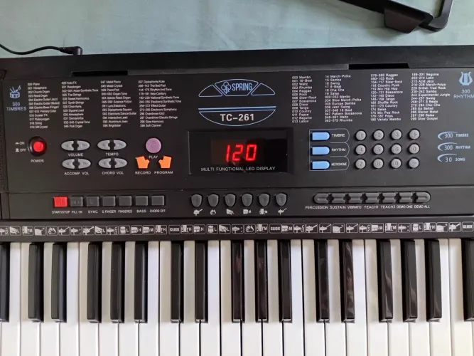 Teclado Musical Spring TC-261