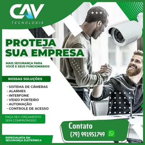 CFTV- Instalação e manutenção de câmeras, alarmes e cerca elétrica
