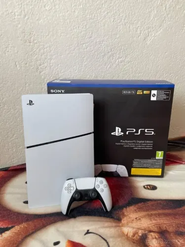 PS5 Slim Digital  + Controle DualSense + Caixa Original - Excelente Estado