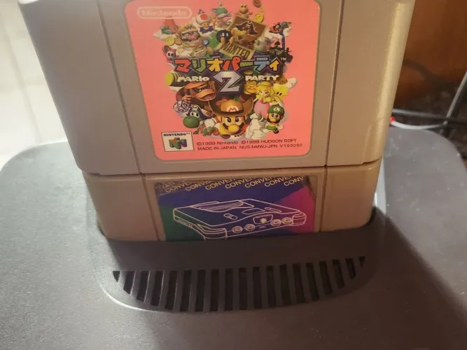Adaptador Jogo JP p/ Nintendo 64 Americano / Nacional