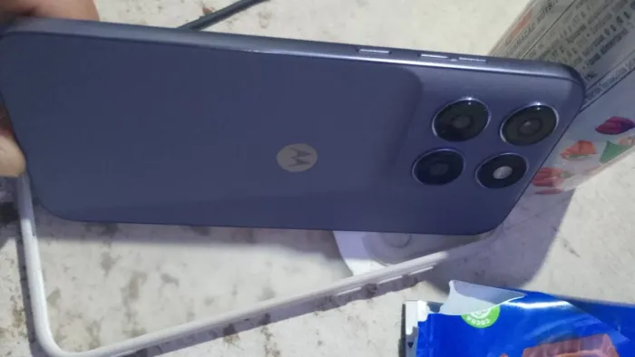 celular empecavel com digital na tela moto G 67 256 GB 8 ram