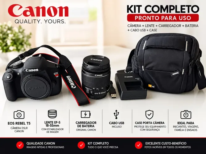 Ótima câmera Canon