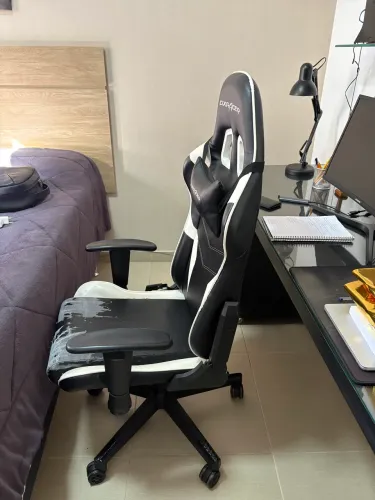 Cadeira Gamer DXRacer Preto/Branco