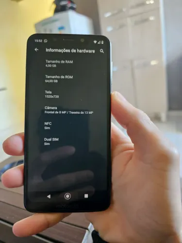 Motorola one 64 gb 4 ram