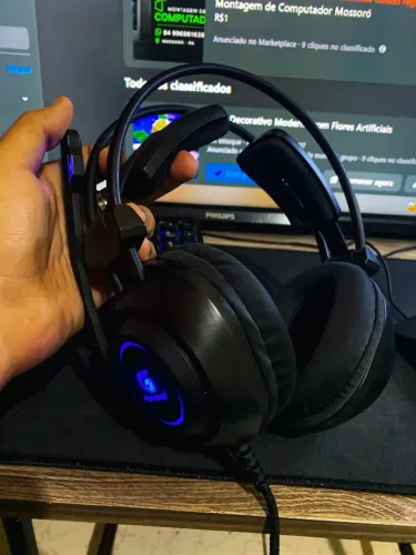 Fone de Ouvido Fortrek Gamer