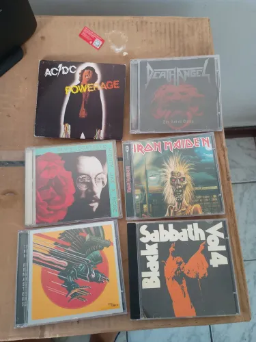 Cds heavy metal, punk, Hard Rock...