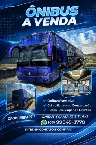 Vendo Ônibus Executivo Revisado - Excelente Oportunidade