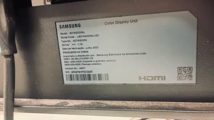 Monitor Samsung Odyssey 27?