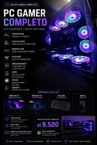 Pc Gamer - Ryzen 7 5700X3D