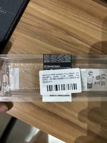 Memória ram ddr5 kingston fury beast 16gb