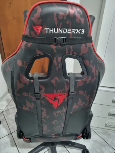 Cadeira Gamer ThunderX3 BC3 Camo Vermelho