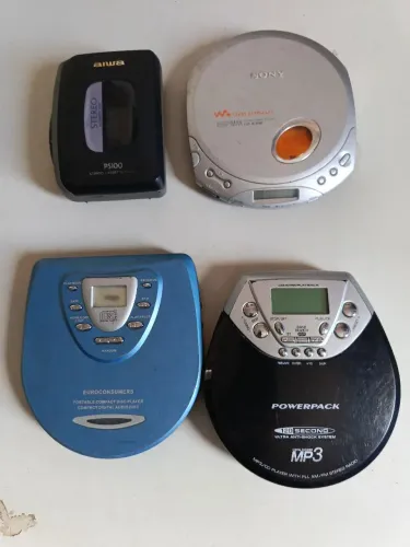 Discman e walkman lote