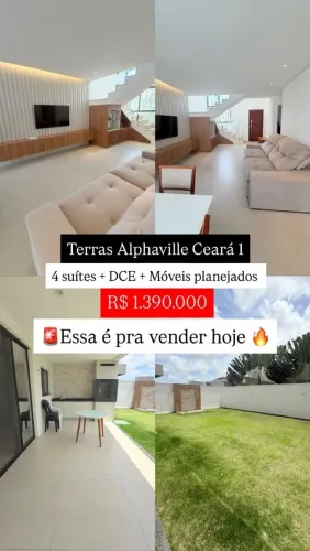 Casa + barata Alphaville Ceará oportunidade abaixo do mercado urgente, direto proprietario