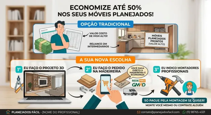 Móveis planejados  dos sonhos 
