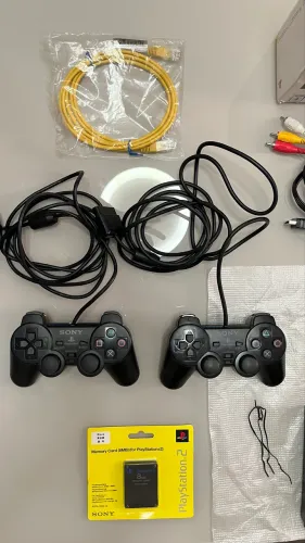 1 (Um) Controle Original Sony DualShock 2 (PS2) - Excelente Estado