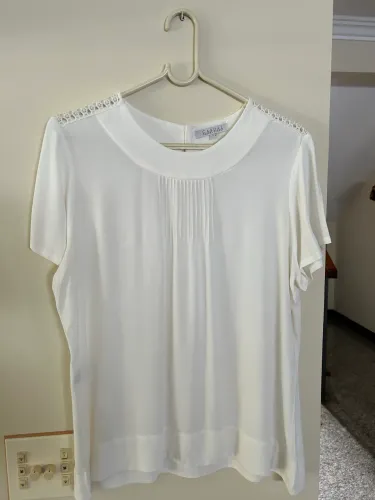 Blusa tecido offwhite