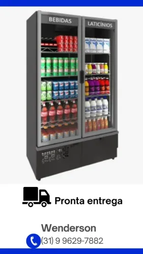 Expositor Vertical Refrigerador Polar 2 Portas Novo