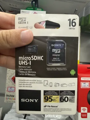 Cartão de Memória 16GB Micro Sony