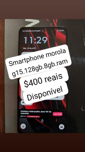 Smartphone Motorola g 15