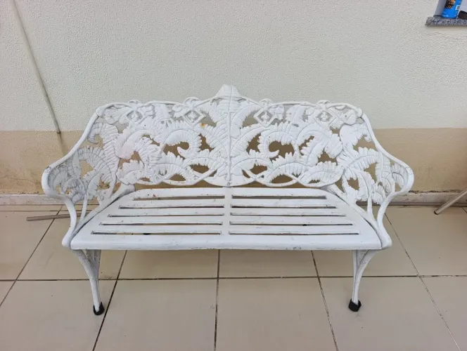 Conjunto cadeiras ferro