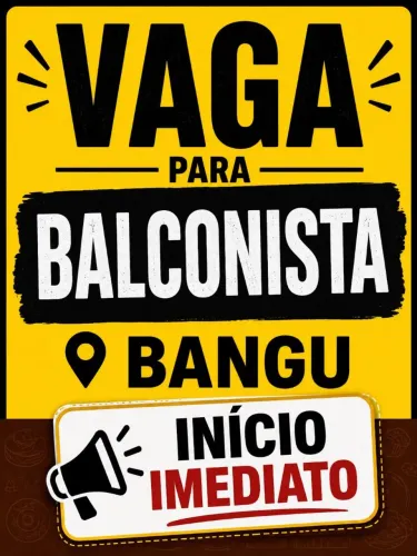 Vaga Balconista de padaria 