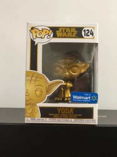 Funko Pop Star Wars Yoda dourado #124