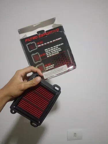 Vendo filtro lavável esportivo para pop ou 125