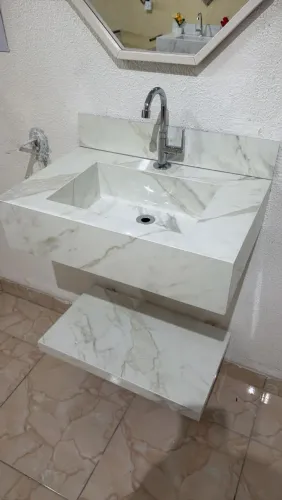 Pia ralo inox porcelanato