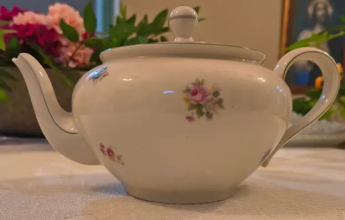 bule de porcelana carl tielsch altwasser vintage